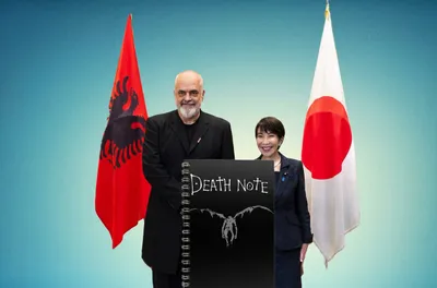Rama i kërkon homologes japoneze t'i japë borxh bllokun e Death Note